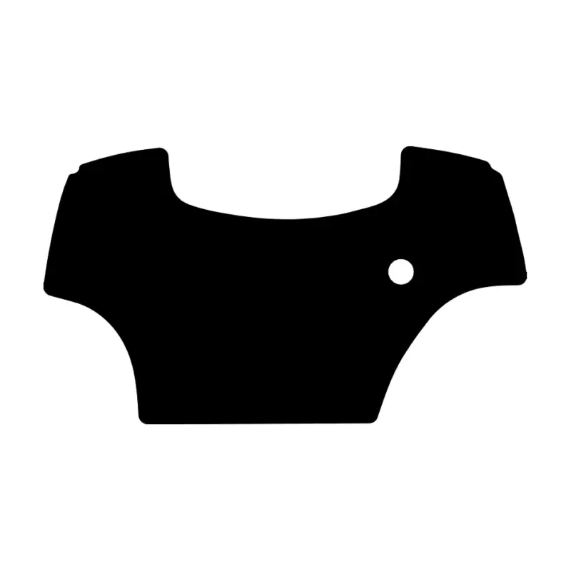 Neuheit Textil-Fussmatte Same Virtus, schwarz