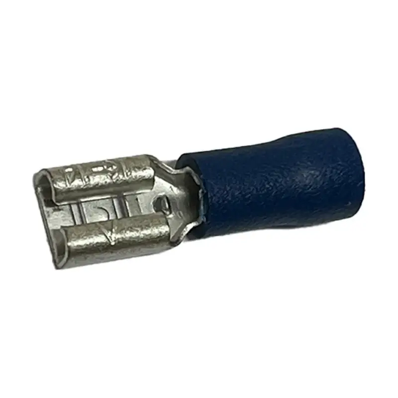 Quetschverbinder blau Flachsteckhülsen 4,8 mm Neu