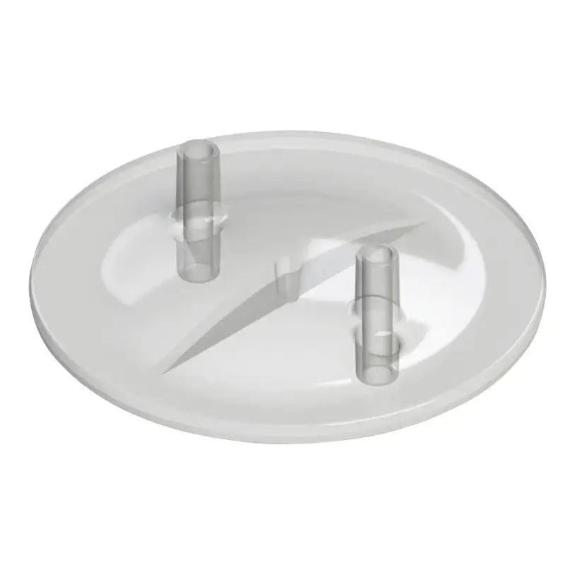 Melkeimerdeckel transparent 2 Stutzen 13 x 17 mm, ø 205 mm Highlight