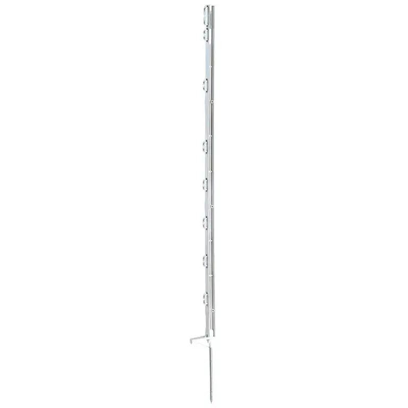 Kunststoffpfahl Eco mit Einzeltritt weiß 105 cm, 5 Stück Direktkauf