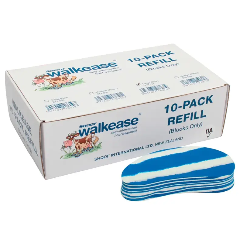 Klauenblock Walkease blau Gr. L, 10er Pack Markenprodukt