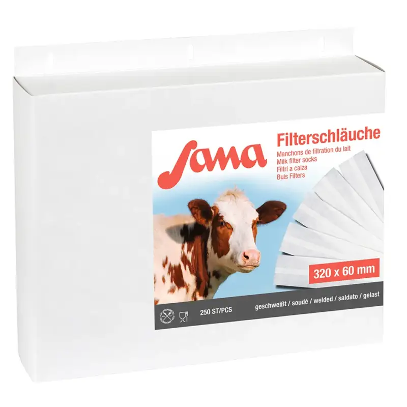 Billig Sana Milchfilter geschweißt 57/60 x 250 mm, 250 Stück