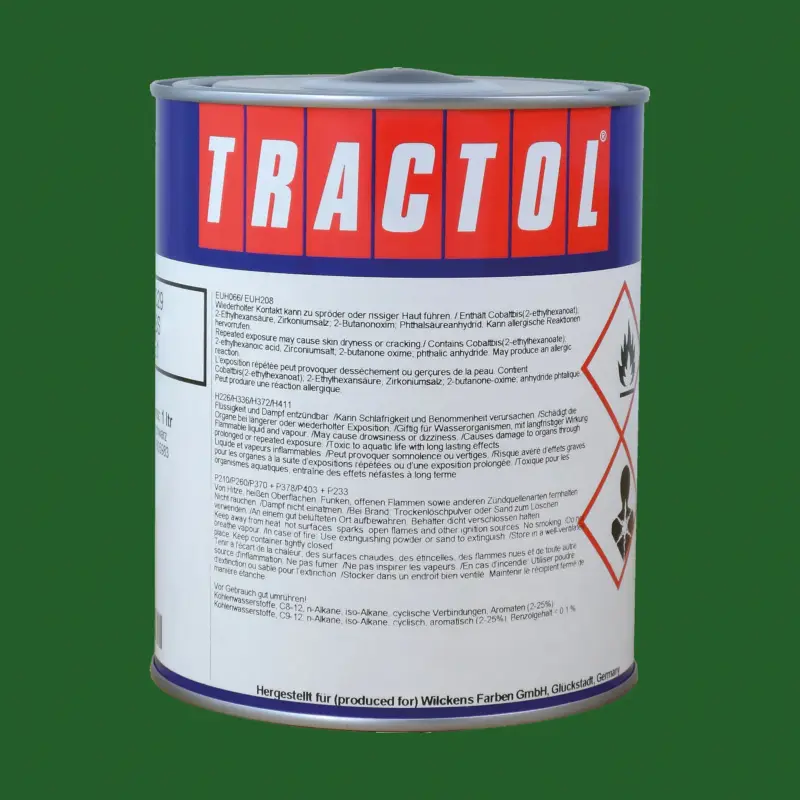 Aktuell Tractol Lack Krone grün neu, 1 Liter