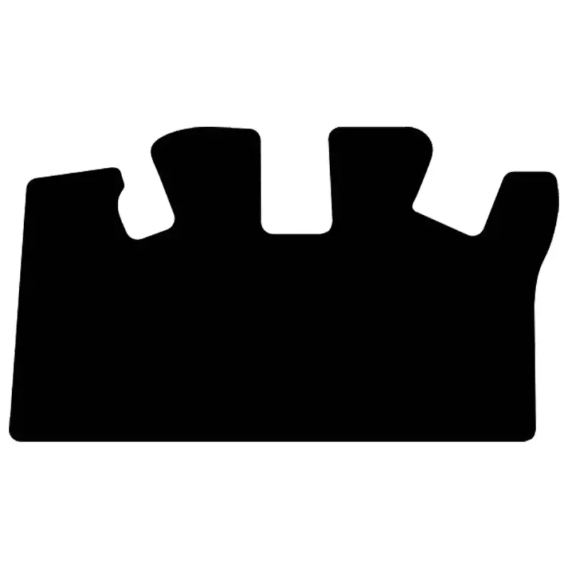 Gummi-Fussmatte Kubota U56-5, schwarz Meistverkauft