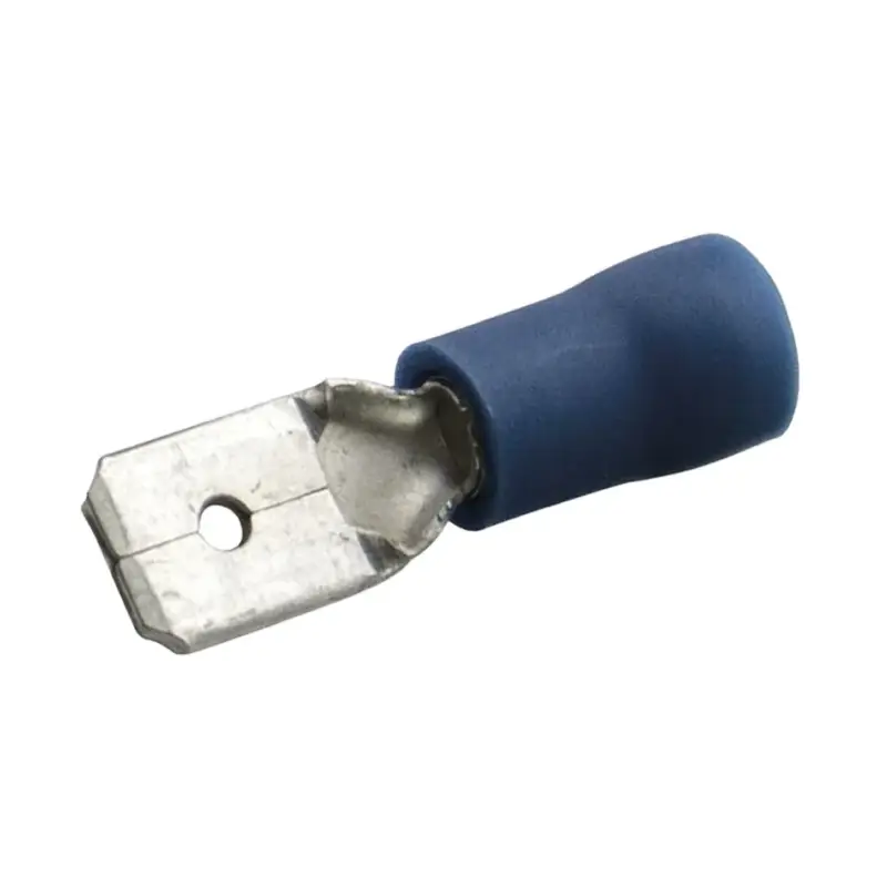 Saisonangebot Quetschverbinder blau Flachstecker 6,3 mm