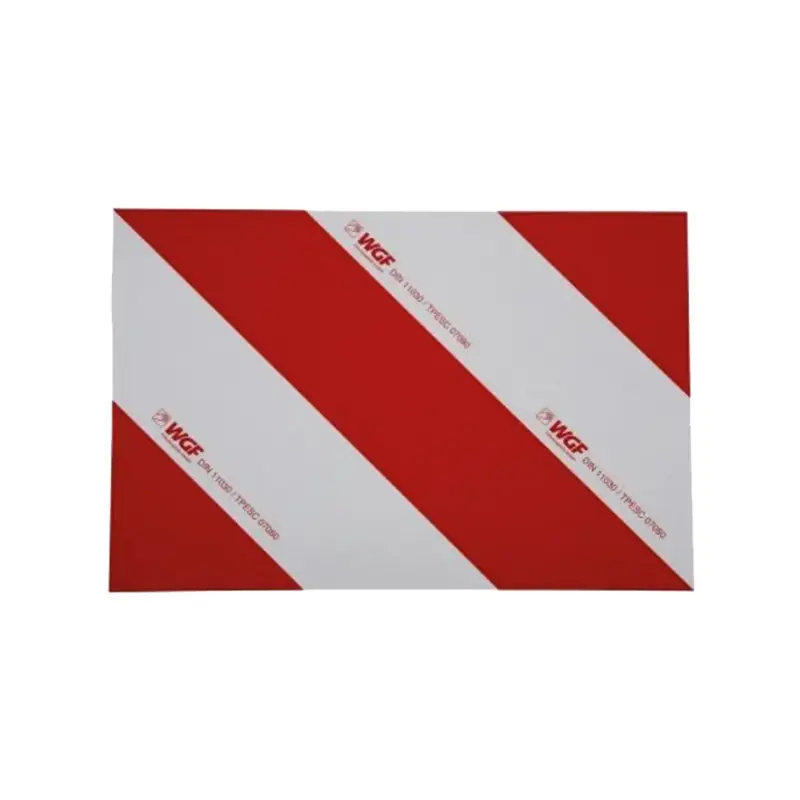 Warnfolie selbstklebend links- und rechtsabweisend 282 x 423 mm Typ R1 Billig