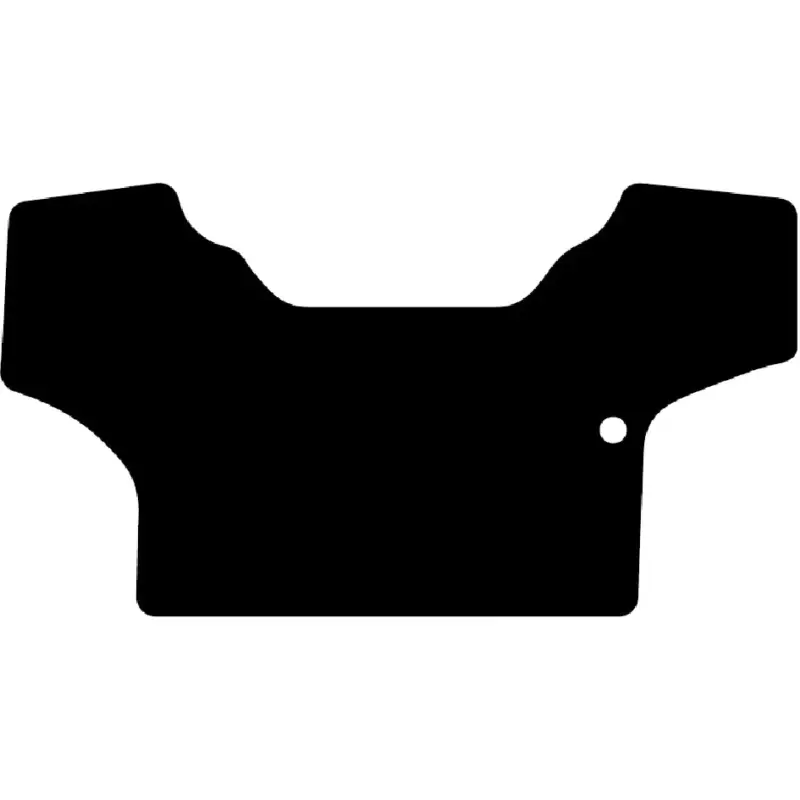 Rabatt Gummi-Fussmatte Deutz 5 D Keyline (5070, 5080, 5090, 5100), schwarz