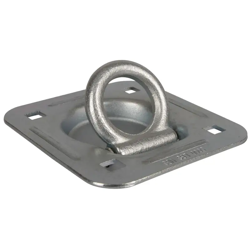 Preiswert Zurrmulde verzinkt 124 x 114 mm, Ring-ø 10 mm