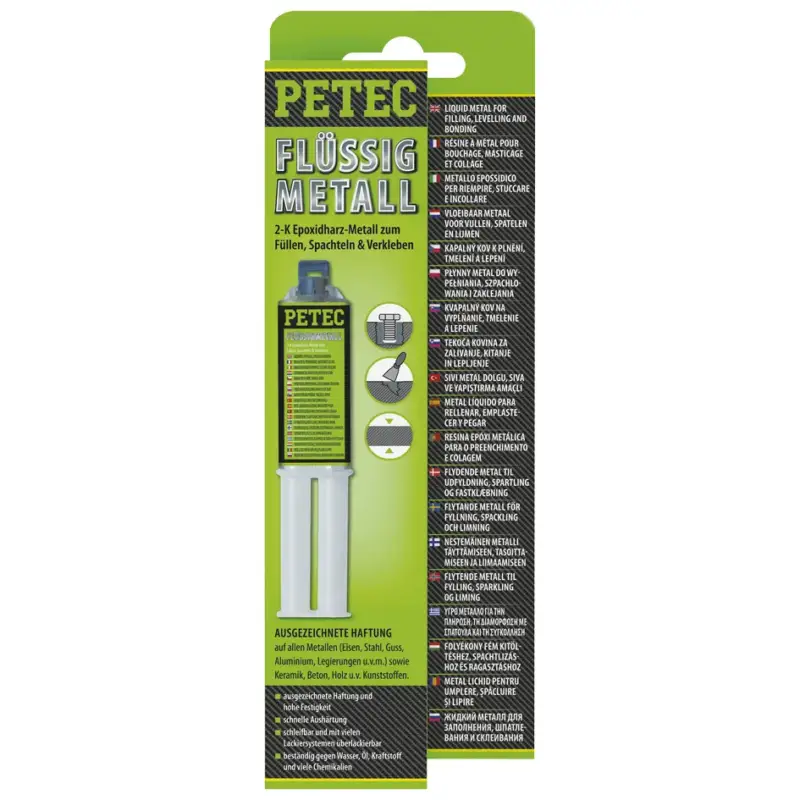 Bestseller PETEC Flüssigmetall 25 ml ohne Mischrohr