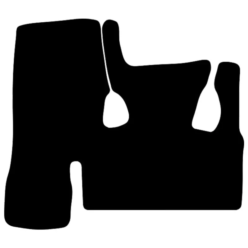 Markenware Textil-Fussmatte New Holland W 70 C, schwarz