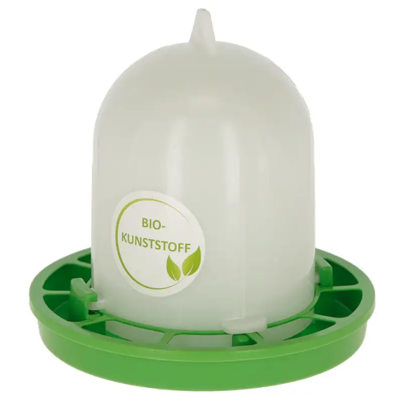 Bio-Futterautomat weiß/grün 1 kg Sonderaktion