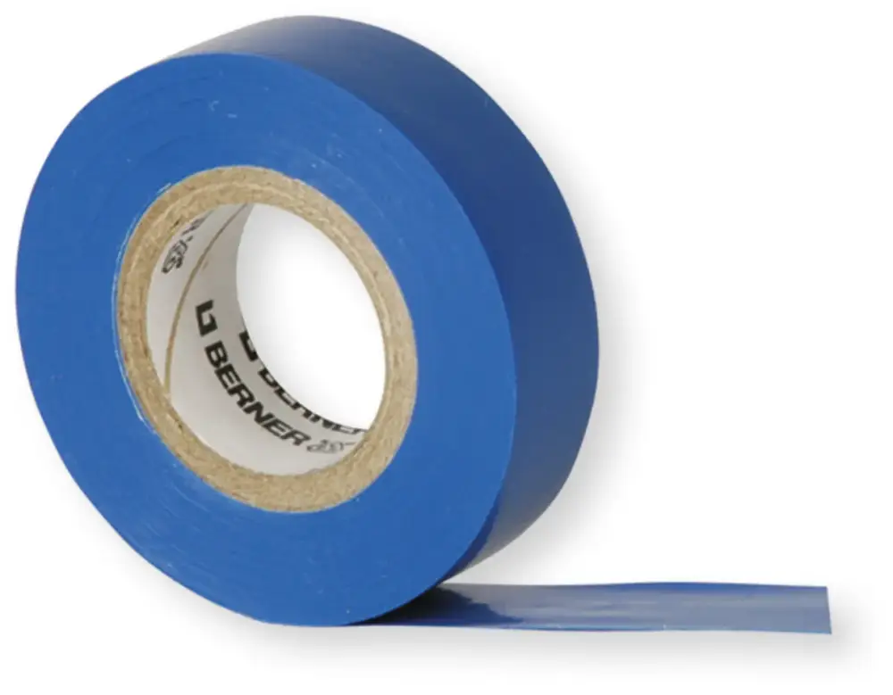 Neu Elektrisches Isolierband blau 10 m x 15 mm x 0,15 mm