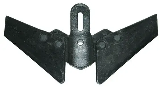 Flügelschar komplett für Tiefengrubber, 430 mm Top-Seller