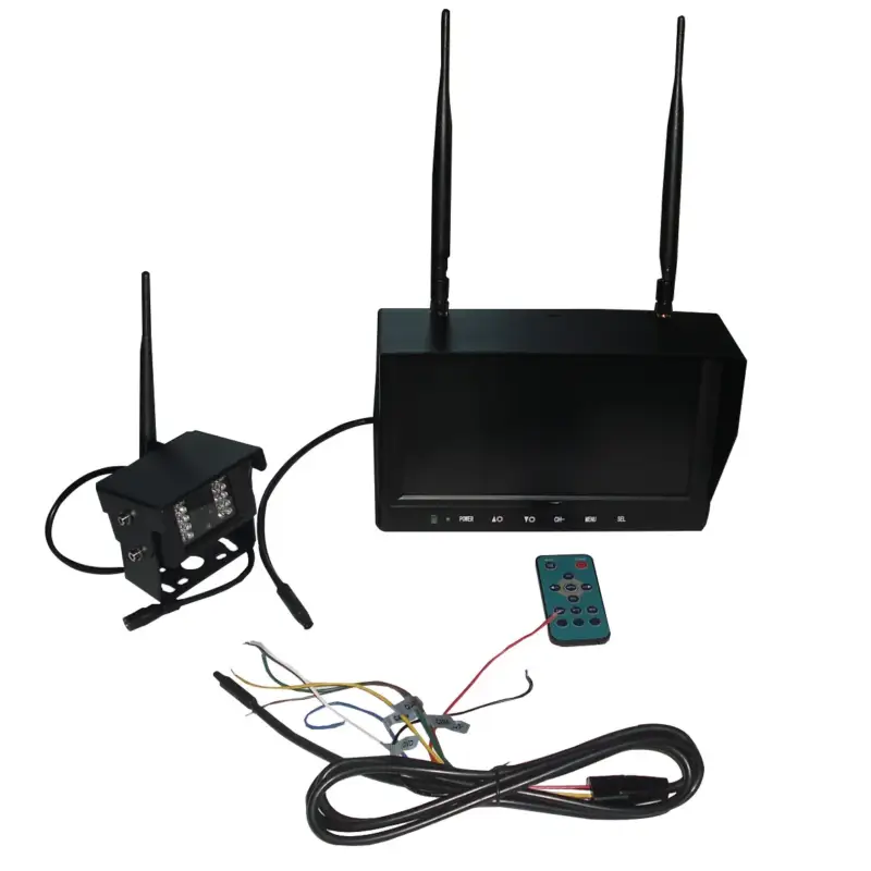 Sichere Zahlung Drahtloses Rückfahrvideosystem mit 7"-Monitor