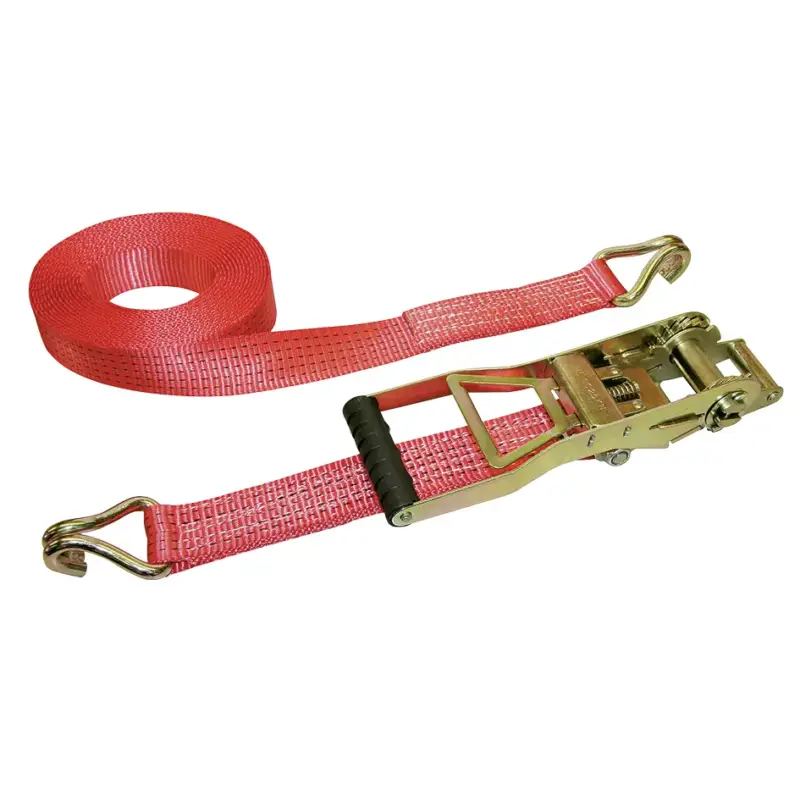 Sale Langhebel-Zurrgurt mit Spitzhaken rot, 10 m x 50 mm