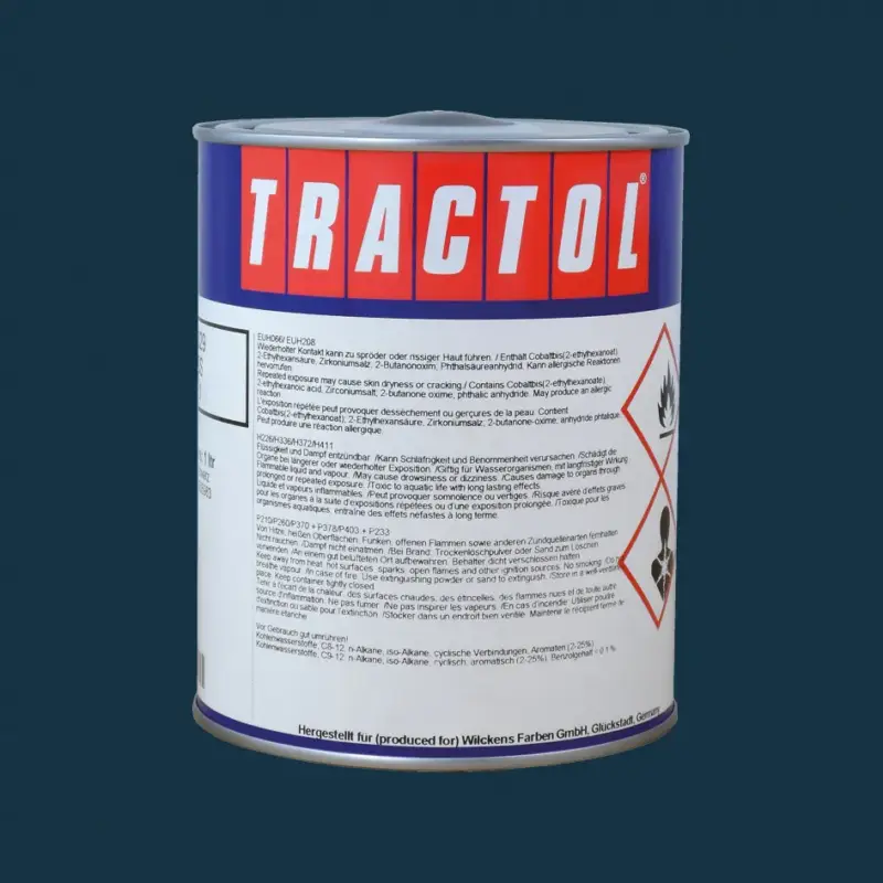 Tractol Lack RAL 5003 Saphirblau, 1 Liter Highlight