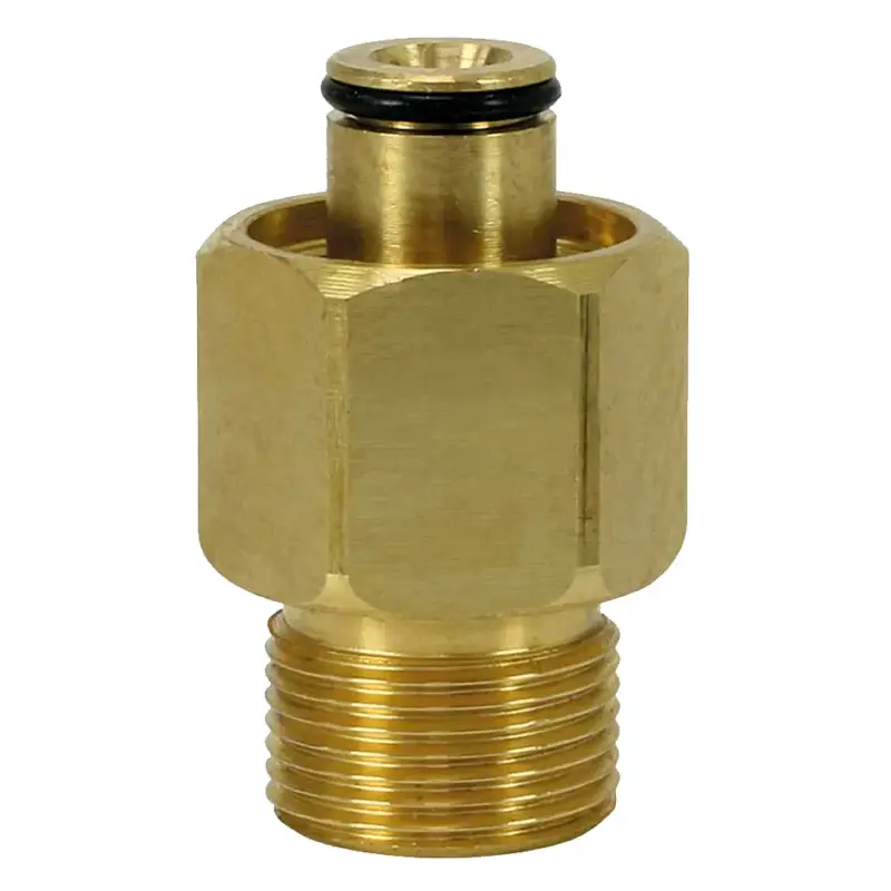 Adapter K-Lock-6 M22 x 1,5 AG : TR22 IG Messing Highlight
