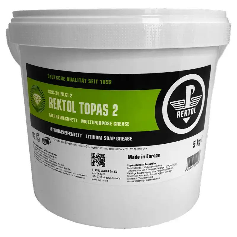 Neue Ware REKTOL Mehrzweckfett Topas 2, 5 kg Eimer