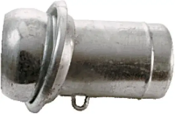 Neuheit Kugel-V-Teil mit Schlauchtülle, Italienisches System, NW 120, Innen-ø 125 mm