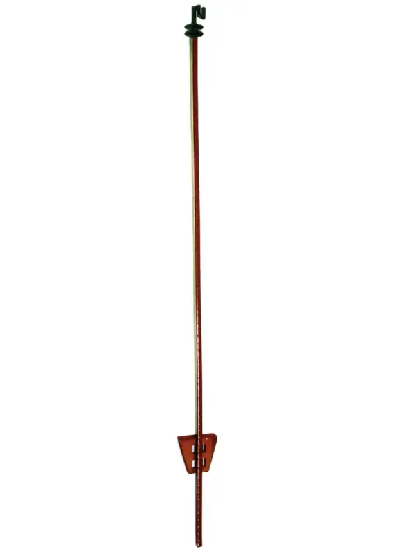 Letzte Chance Federstahlpfahl oval mit großem Kopfisolator 107 cm, 10 Stück