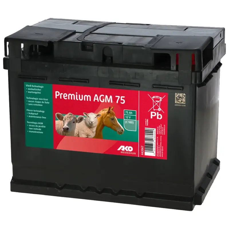 AKO Premium AGM Akku 12 V / 75 Ah Saisonangebot