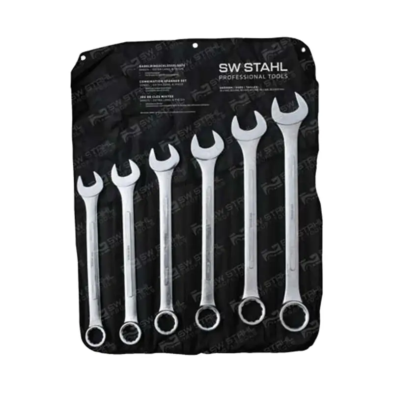 Ring- / Gabelschlüsselsatz SW-Stahl, 6-teilig Markenprodukt