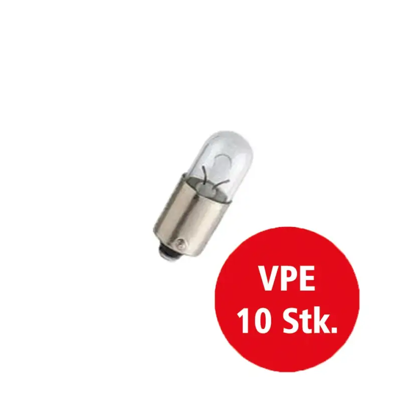 Narva Kugelglühlampen 12 V / 4 W, BA 9s, 10 Stück Jetzt Kaufen