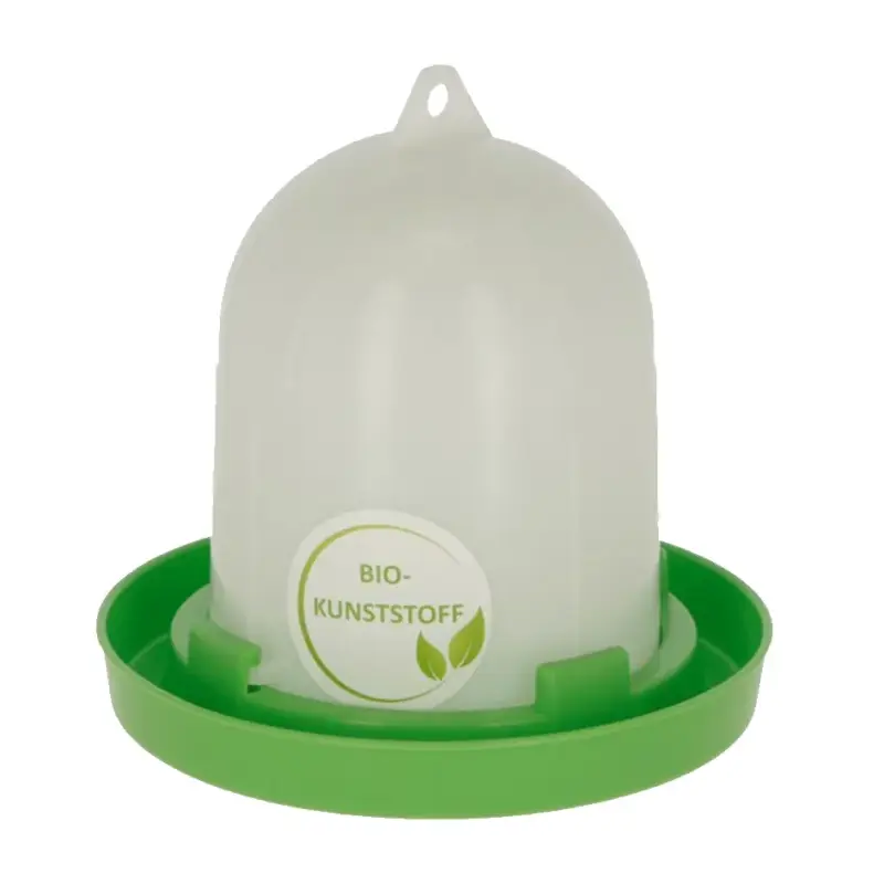 Markenware Bio-Kunststofftränke weiß/grün 1,5 l