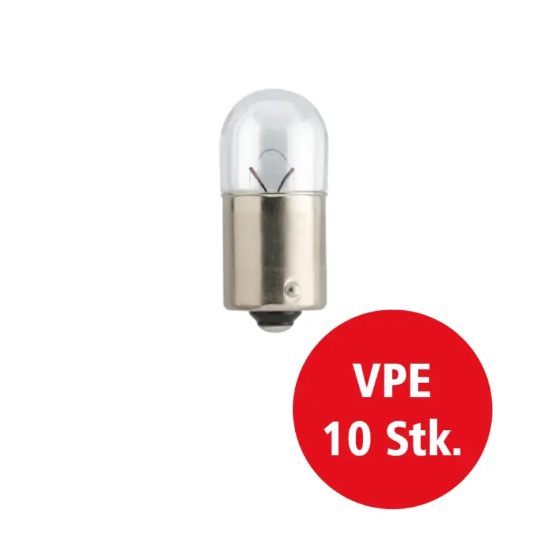 Mega-Angebot Narva Kugelglühlampen 12 V / 10 W, 10 Stück