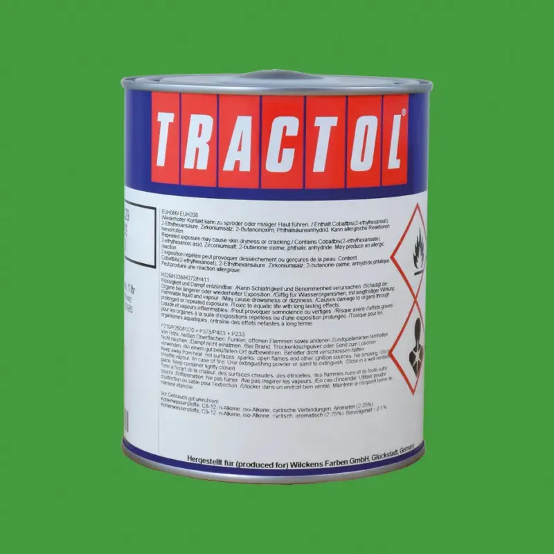 Tractol Lack RAL 6001 Smaragdgrün, 1 Liter Sofort Bestellen