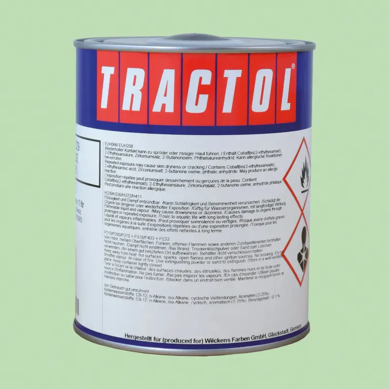Tractol Lack RAL 6019 Weißgrün, 1 Liter Knallerangebot