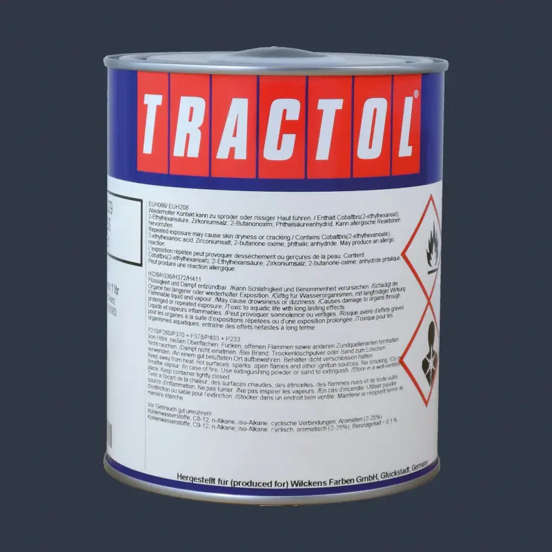 Tractol Lack RAL 7024 Graphitgrau, 1 Liter Echt