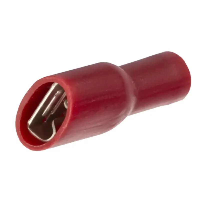 Quetschverbinder rot Flachsteckhülsen vollisoliert 6,3 mm Schneller Versand