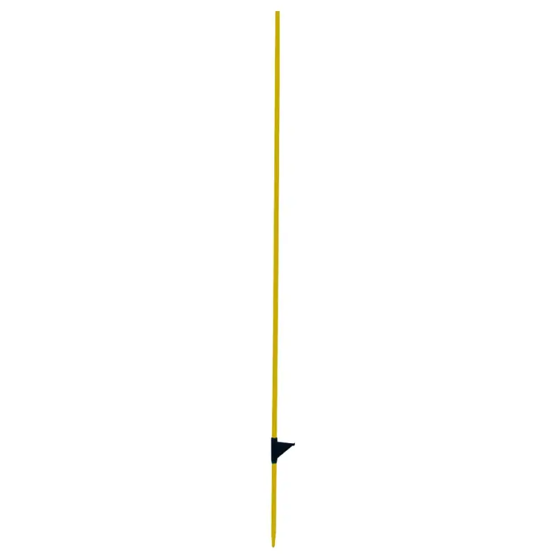 Rund-Fiberglaspfahl gelb mit Einzeltritt 125 cm, 10 Stück Sale