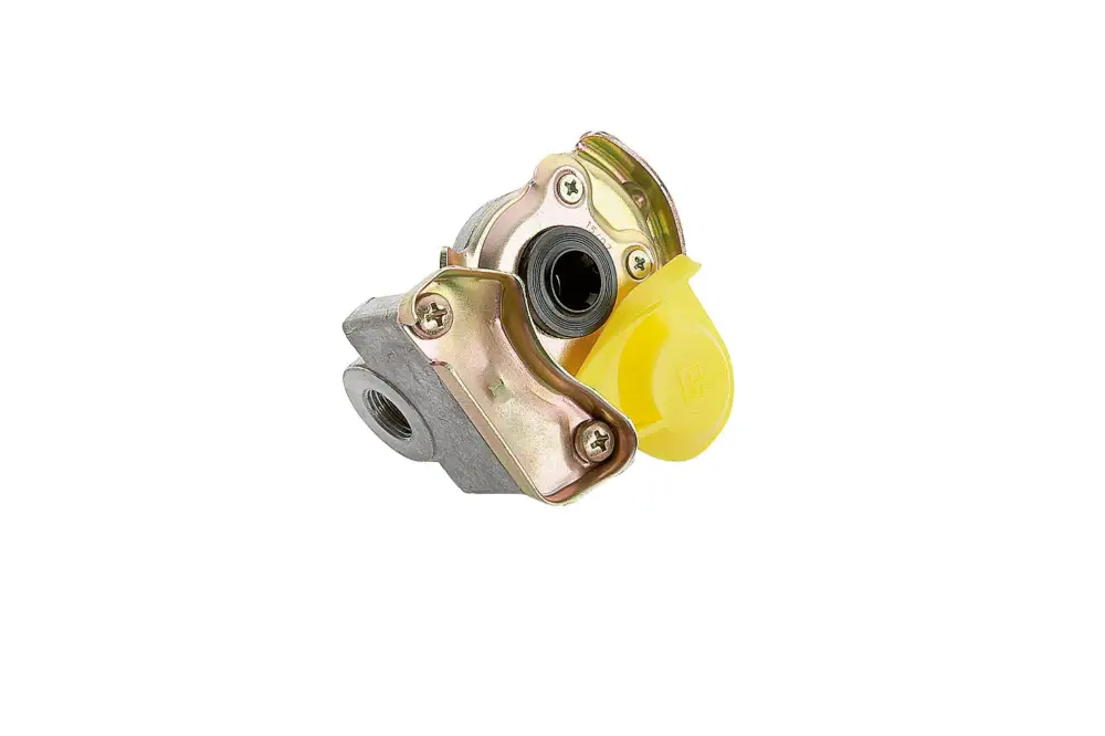 Highlight Kupplungskopf M22 x 1,5 gelb (Bremse) für Zweikreisanlagen-Schlepper