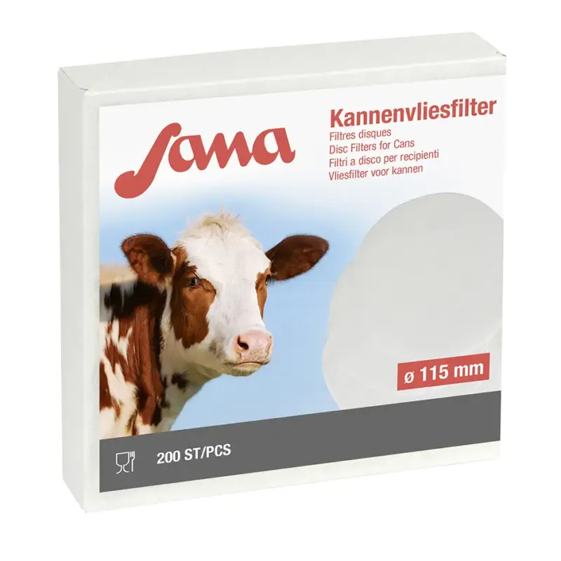 Sonderaktion Sana Kannenvliesfilter ø 180 mm, 200 Stück