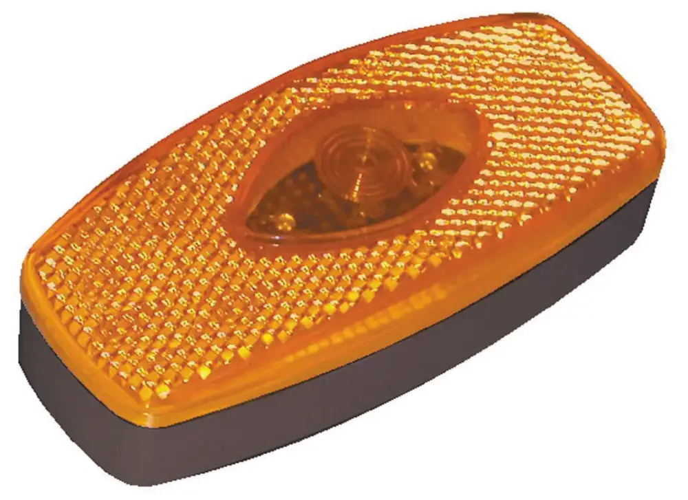 LED-Seitenmarkierungsleuchte gelb, mit Halter, 103 x 45 mm Neu