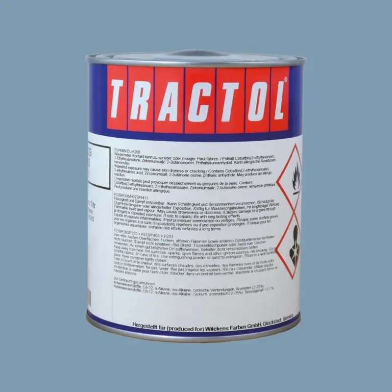 Wochenendangebot Tractol Lack Eicher alpenblau ab Bj. 1954, 1 Liter