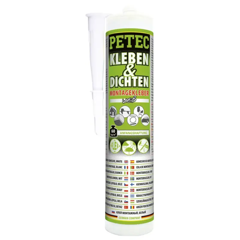 Ausverkauf PETEC Montagekleber Kleben & Dichten weiß 290 ml