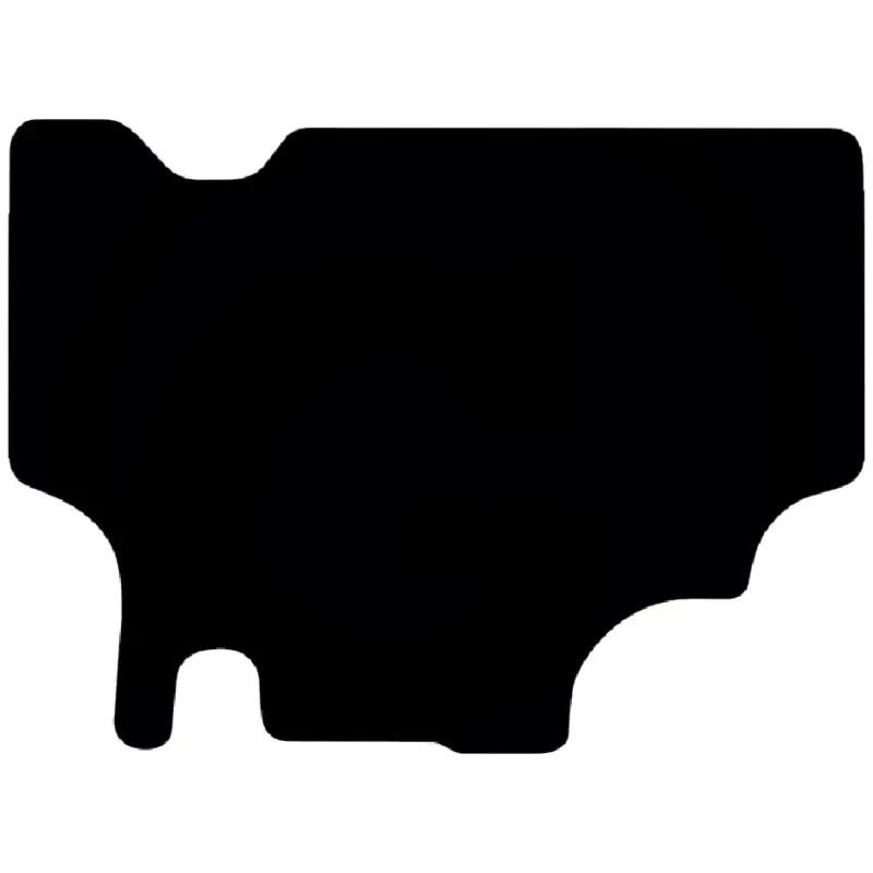 Markenprodukt Textil-Fussmatte Deutz DX, Starcab bis Bj. 1988, schwarz