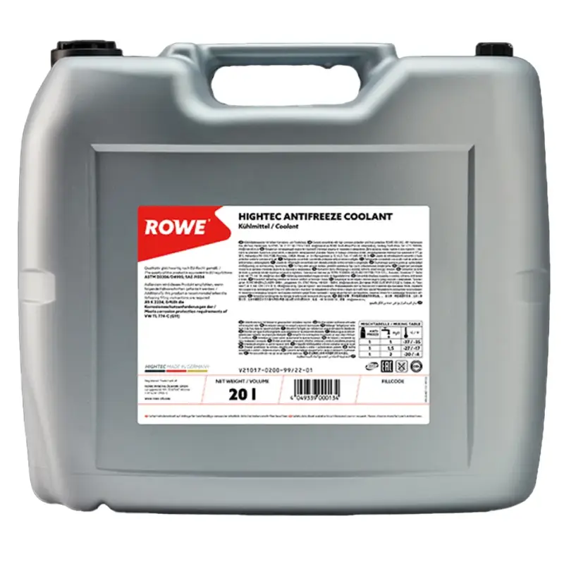 Neuheit Kühlerfrostschutz blau Hightec Antifreeze Coolant G11, 20 Liter
