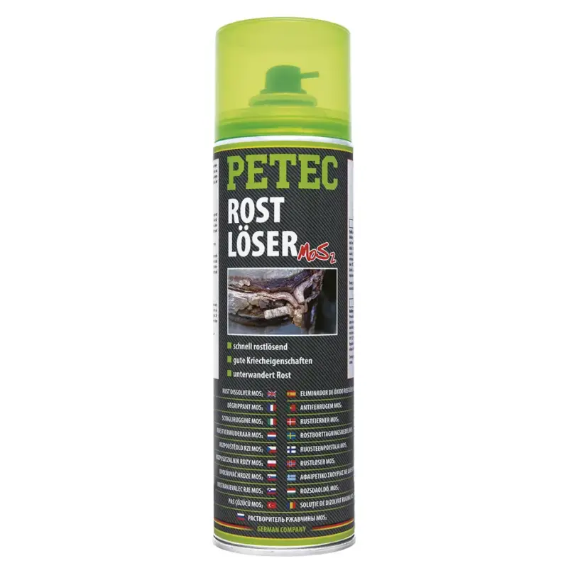 PETEC Rostlöser MoS2 Spray 500 ml Solange Der Vorrat Reicht