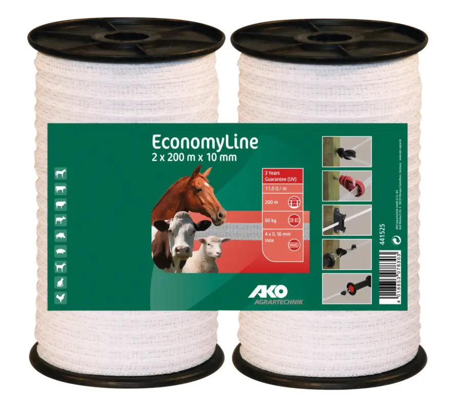 Weidezaunband EconomyLine weiß Heißes Angebot