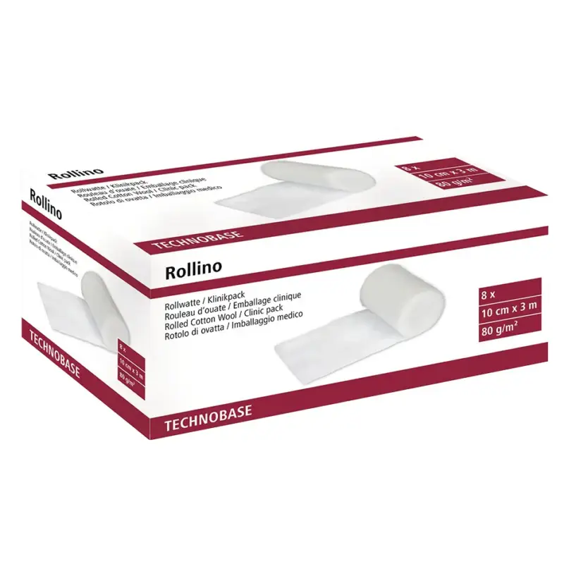 Kracherpreis Rollwatte Rollino 3 m x 10 cm, 8 Stück