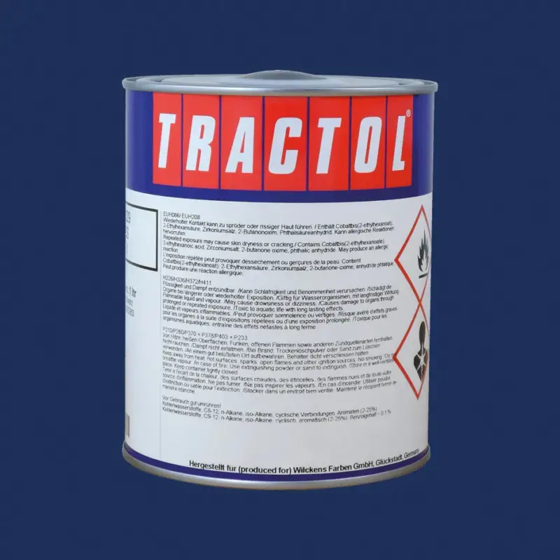Günstig Tractol Lack Rabe blau, 1 Liter