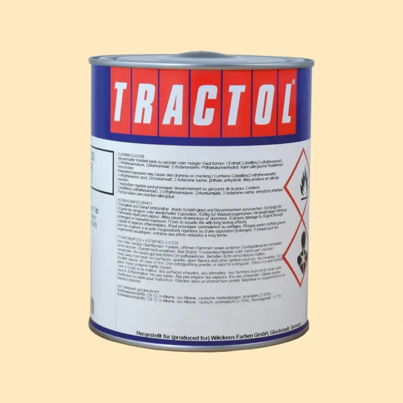 Aktuell Tractol Lack Zetor elfenbein Bj. 1960er bis 1980er Jahre, 1 Liter