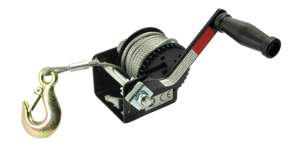 Zertifiziert Seilwinde HAND WINCH ohne Bremse, 360 kg