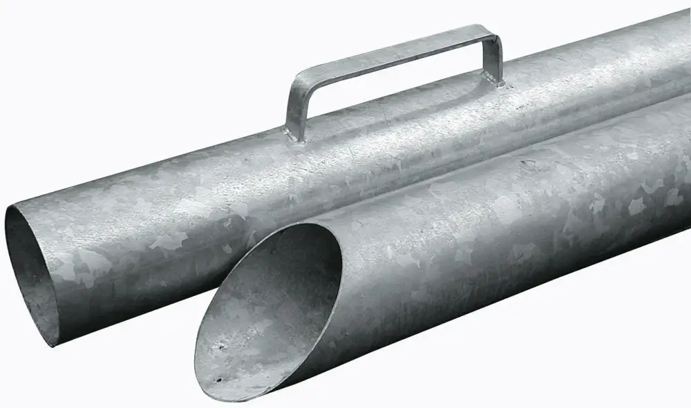 Saugrohr aus Stahl, ø 133 mm, 2 m Versand Am Gleichen Tag