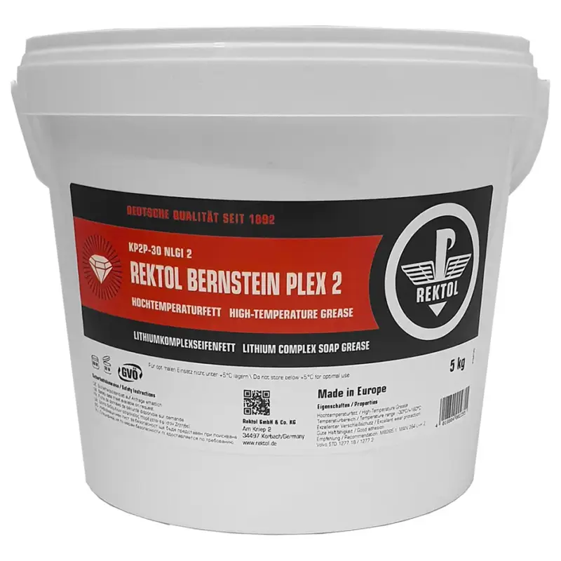 Sofort Bestellen REKTOL Hochtemperaturfett Bernstein Plex 2, 5 kg Eimer