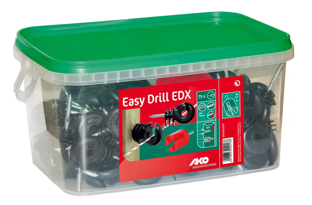 Ringisolatoren EasyDrill EDX 75 Stück + 1 Einschrauber GRATIS Billig